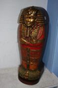An Egyptian 'Mummy' cabinet, 68cm high