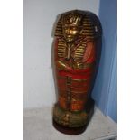 An Egyptian 'Mummy' cabinet, 68cm high