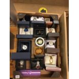 A quantity of boxed wristwatches