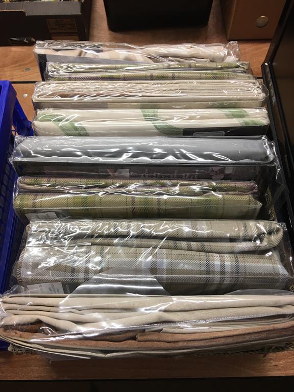 One box of curtains (as new in original packaging)