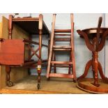 Assortment of occasional tables, chairs, tea trolley etc.