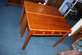 Pair of two drawer side tables