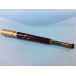 A military telescopic spyglass marked, 'W. Ottoway and Co. Ltd Ealing, London 1941'
