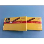 Two (sealed) packets of Villager Classic cigars, unopened