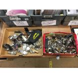 Two boxes of watches (spares and repairs)