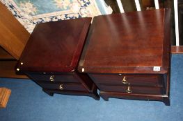 Pair of Stag bedside chests