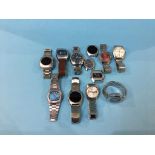 Bag of gents wristwatches