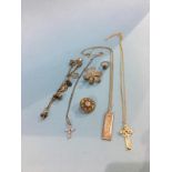 Collection of silver jewellery