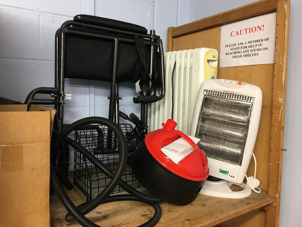 Wheel chair, radiator etc.