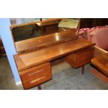 A teak G Plan 'Fresco' dressing table, 152cm