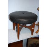 A teak G Plan 'Fresco' circular stool
