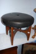 A teak G Plan 'Fresco' circular stool