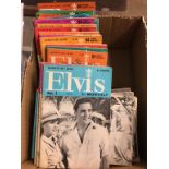 Collection of Elvis monthly magazines