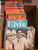 Collection of Elvis monthly magazines