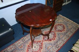 Edwardian two tier occasional table