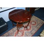 Edwardian two tier occasional table