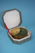 PRC period calligraphy ink paste box 10 cm diameter