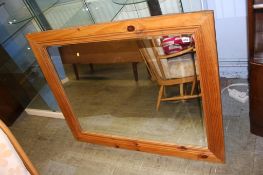 Large pine mirror, 119 x 94cm