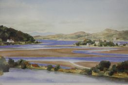 Susan Berry, signed Limited Edition print, 671/850, 'Crinan Ferry' and P. Bissow, signed Limited