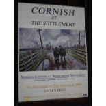 Advertising poster; 'Cornish at the Settlement', (Norman Cornish at Spennymoor settlement), 59 x