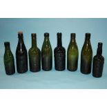 Collection of glass bottles