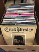 Box of LPs