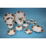 Sixty Three pieces of Royal Albert Old Country Roses part tea, coffee and dinner service (63)
