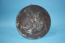 Victorian copper charger