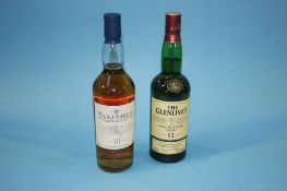 Glenlivet 12 year old and Talisker 10 year old