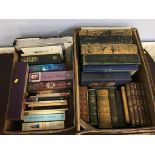 Two boxes of books