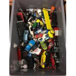 Tray of die cast cars