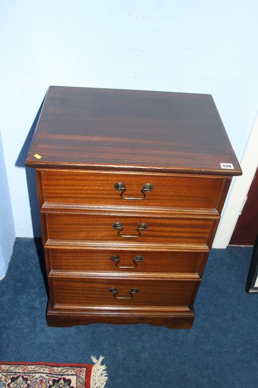 Modern chest of four drawers, 53cm wide