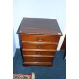 Modern chest of four drawers, 53cm wide