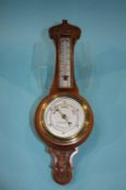 Oak case barometer