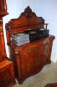 A Victorian mahogany chiffonier, 129cm wide