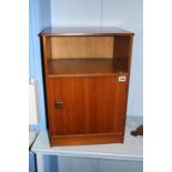 Teak bedside cabinet