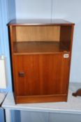 Teak bedside cabinet