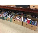 Eight boxes of Military books