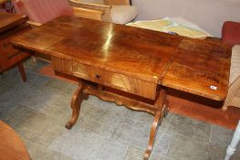 A mahogany sofa table, 152 x 65cm