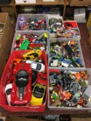 A large quantity of Lego, Die Cast toys etc.