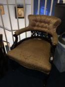 Edwardian armchair