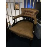 Edwardian armchair