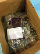Large quantity of various coinage