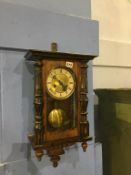 A walnut wall clock