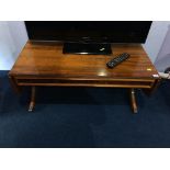 Yew wood sofa table and HIFI cabinet