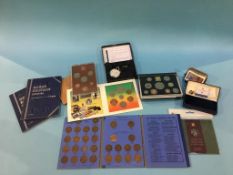 Quantity of presentation coin packs to include 'The Coinage of Great Britain' etc.