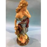 Statuette of a lady, 68cm tall