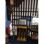 CD rack, half moon table, coat stand etc.