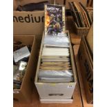 One box of DC, Marvel and Abstract Studio comics