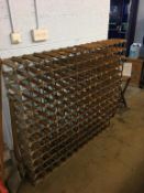 Large wine rack, 149cm wide, 119cm high